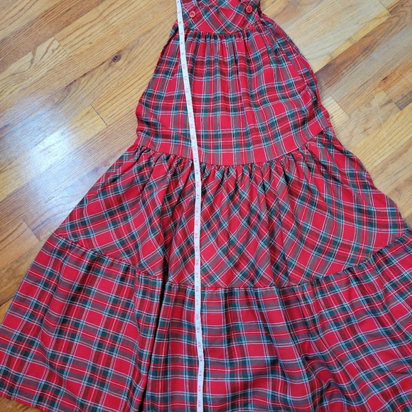 Vintage Candy Shaw Red Plaid Dress Size 6 Holiday - Picture 11 of 13